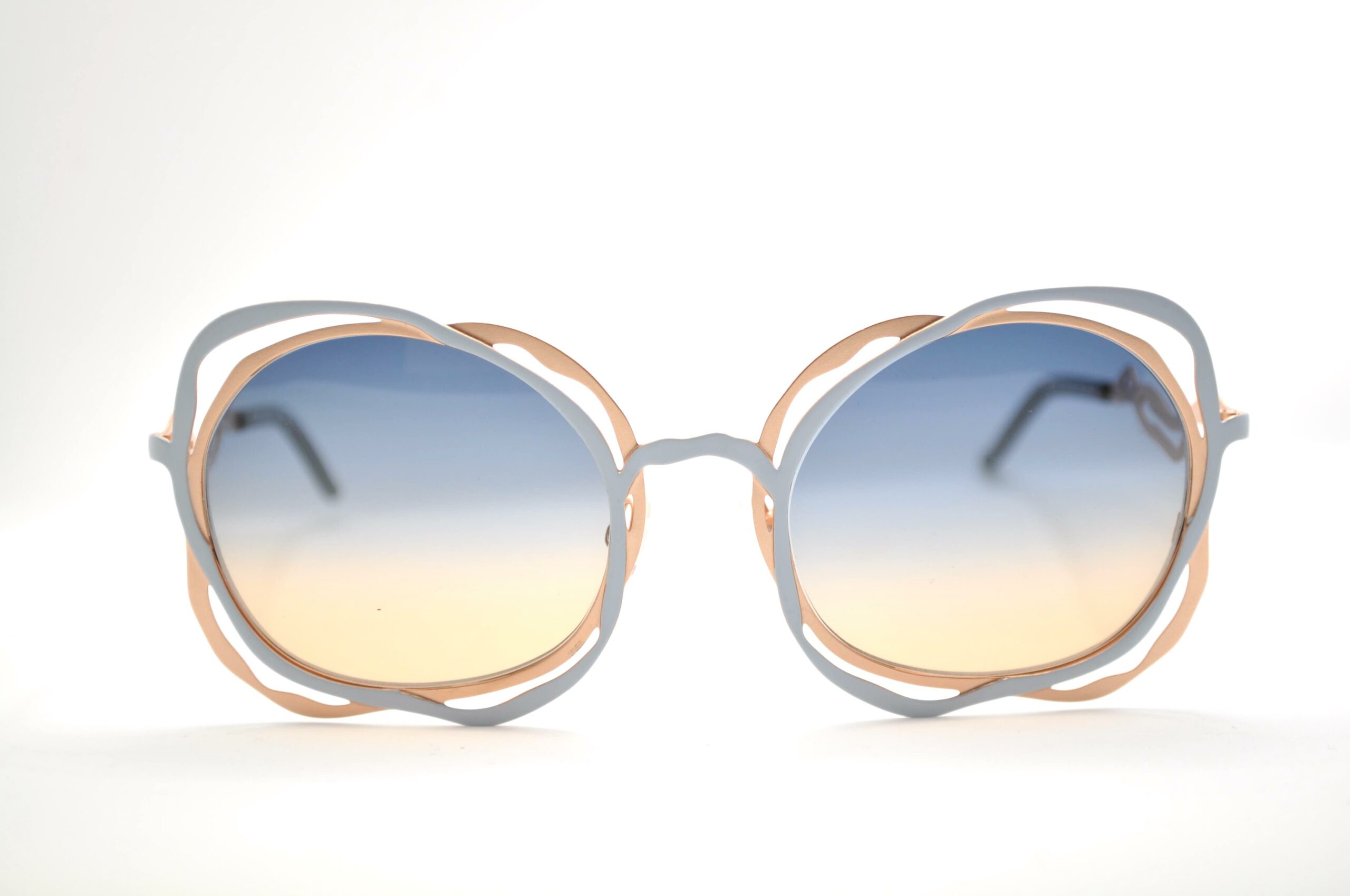 DIECIDECIMI_GLASSTYLIST_Liò Factory_FIL DI FERRO_Azzurro e Oro Rosa