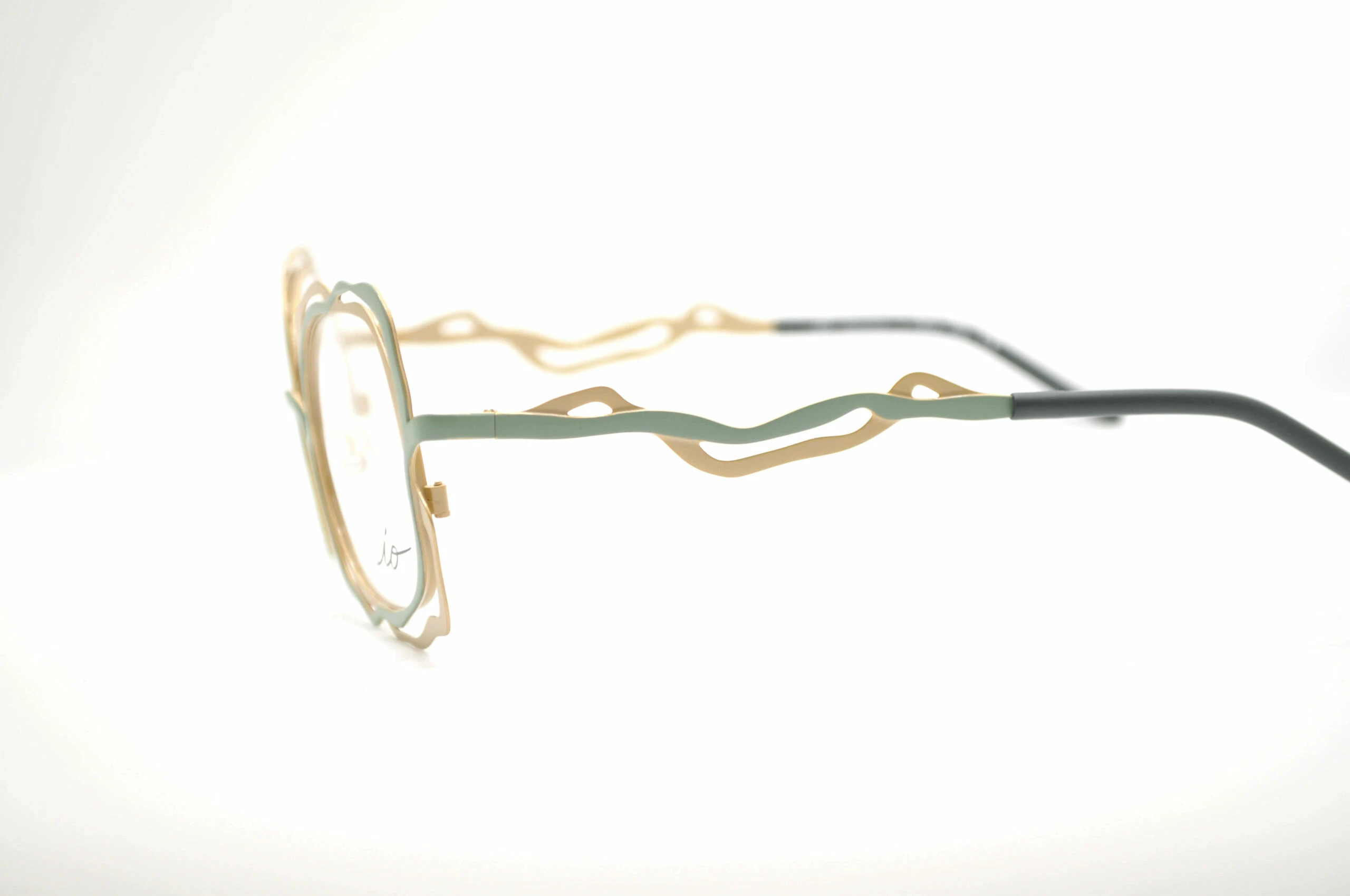 DIECIDECIMI_GLASSTYLIST_Liò Factory_FIL DI FERRO_Oro Rosa e Verde