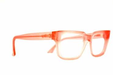 DIECIDECIMI_GLASSTYLIST_Dandy's_OSCAR_Rough_Corallo Neon Trasparente
