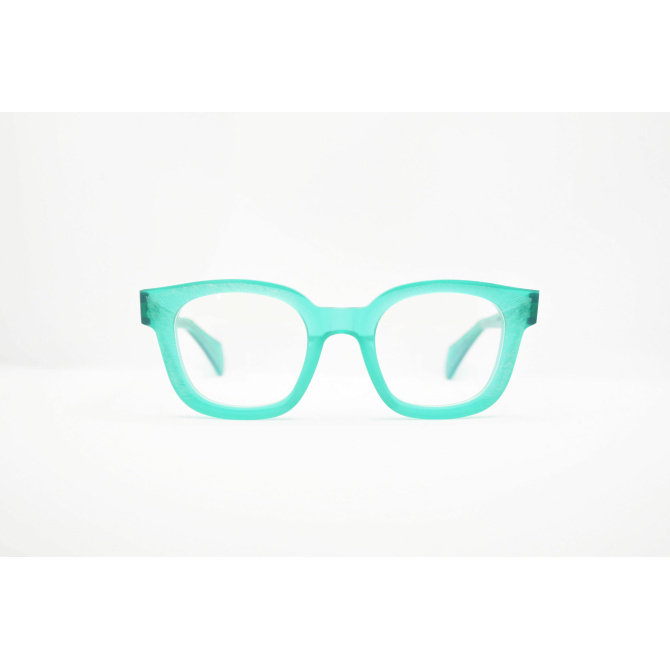 DIECIDECIMI_GLASSTYLIST_Dandy's_Menelao_Rough_Verde Menta