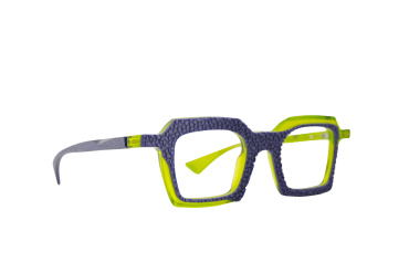 DIECIDECIMI_GLASSTYLIST_Piero Massaro Eyewear_PM 922_Moma_Blu e Verde Acido