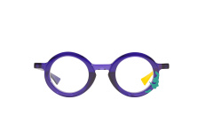 DIECIDECIMI_GLASSTYLIST_Piero Massaro Eyewear_PM 921_Moma_Viola e Giallo