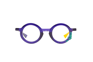 DIECIDECIMI_GLASSTYLIST_Piero Massaro Eyewear_PM 921_Moma_Viola e Giallo