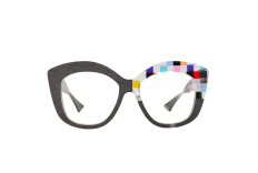 DIECIDECIMI_GLASSTYLIST_Piero Massaro Eyewear_PM 926_Moma_Nero e Multicolor