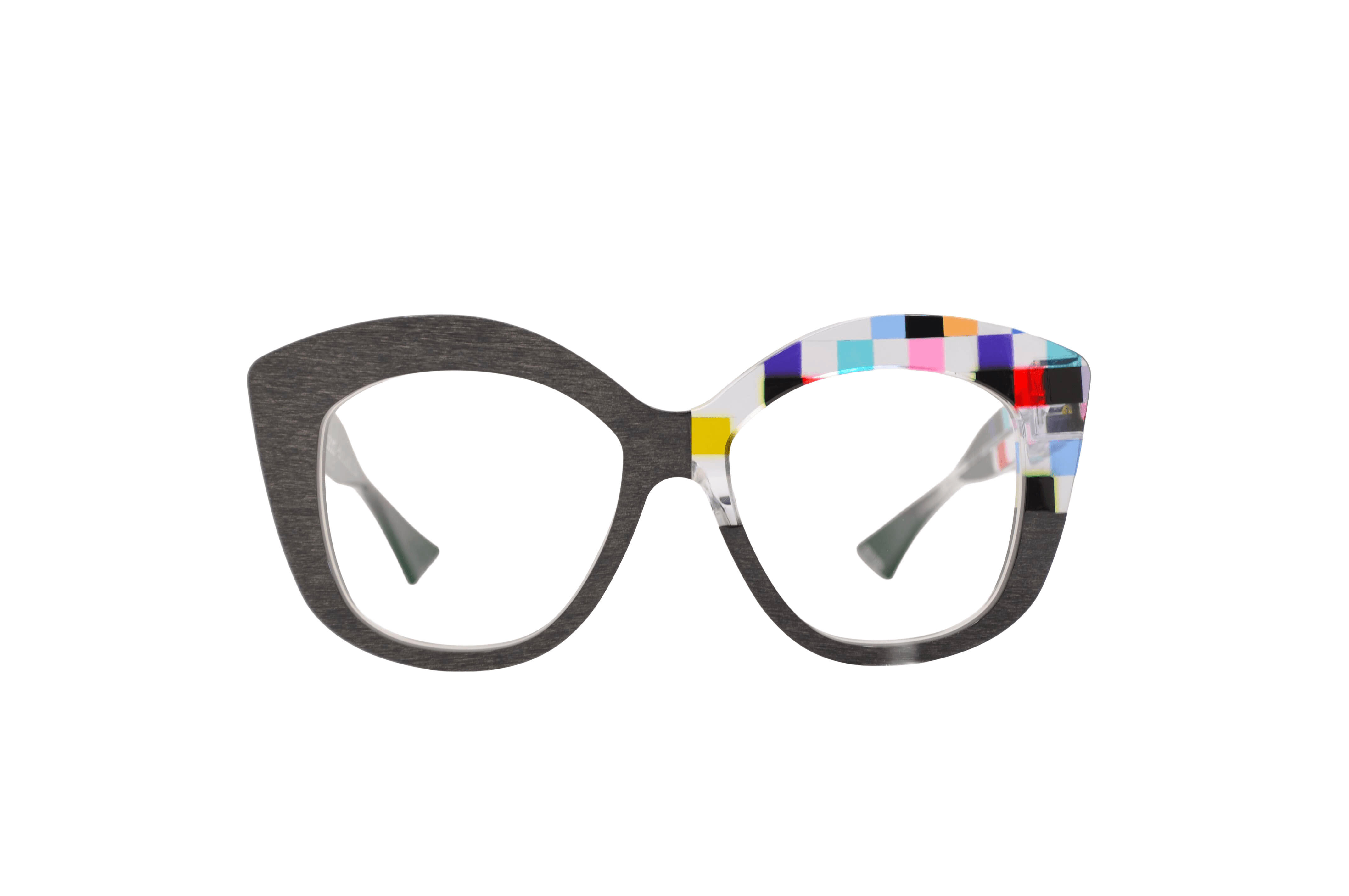 DIECIDECIMI_GLASSTYLIST_Piero Massaro Eyewear_PM 926_Moma_Nero e Multicolor