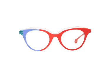 DIECIDECIMI_GLASSTYLIST_Piero Massaro Eyewear_PM 911_La Vucciria_Rosso e Blu