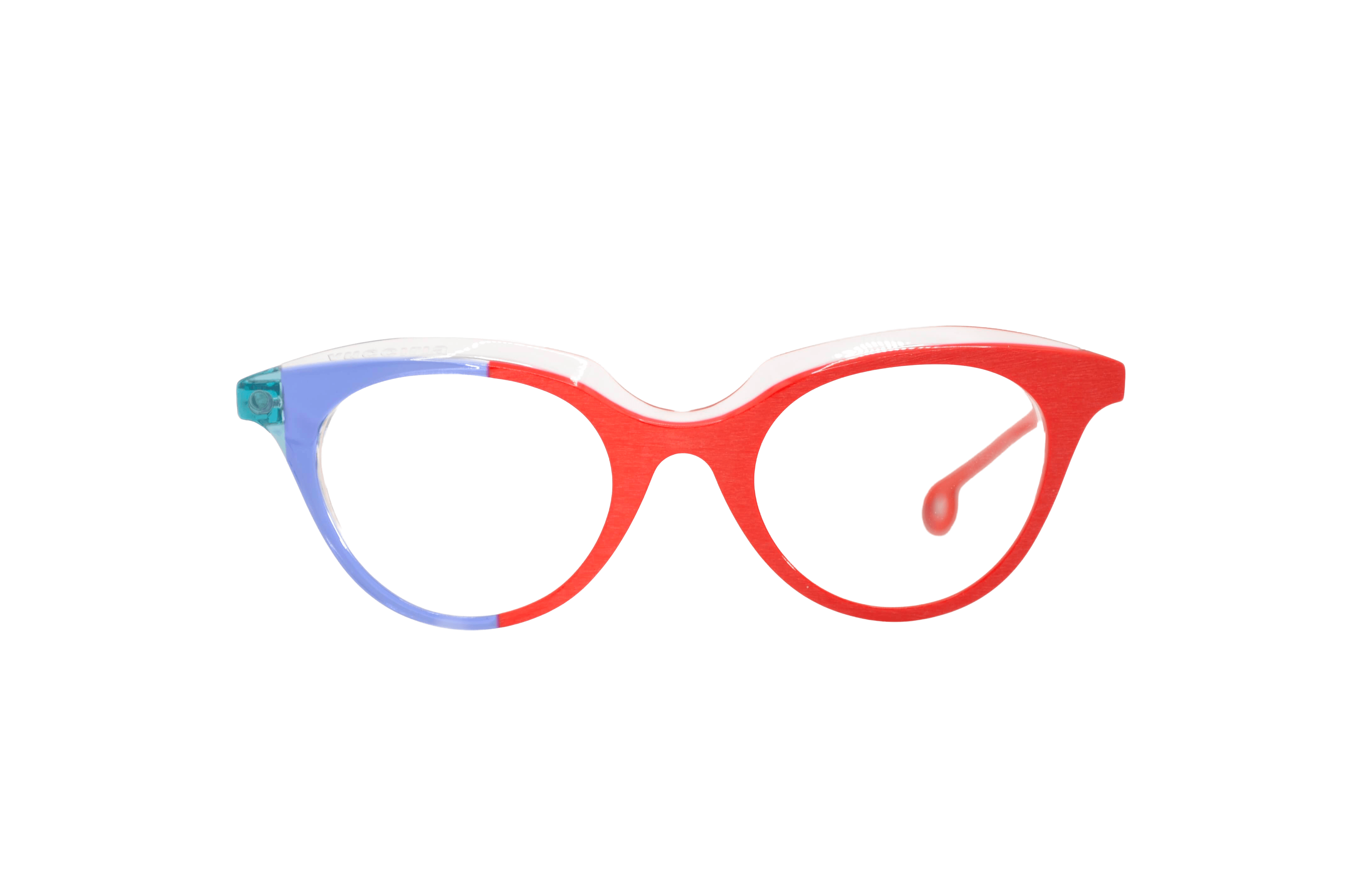 DIECIDECIMI_GLASSTYLIST_Piero Massaro Eyewear_PM 911_La Vucciria_Rosso e Blu
