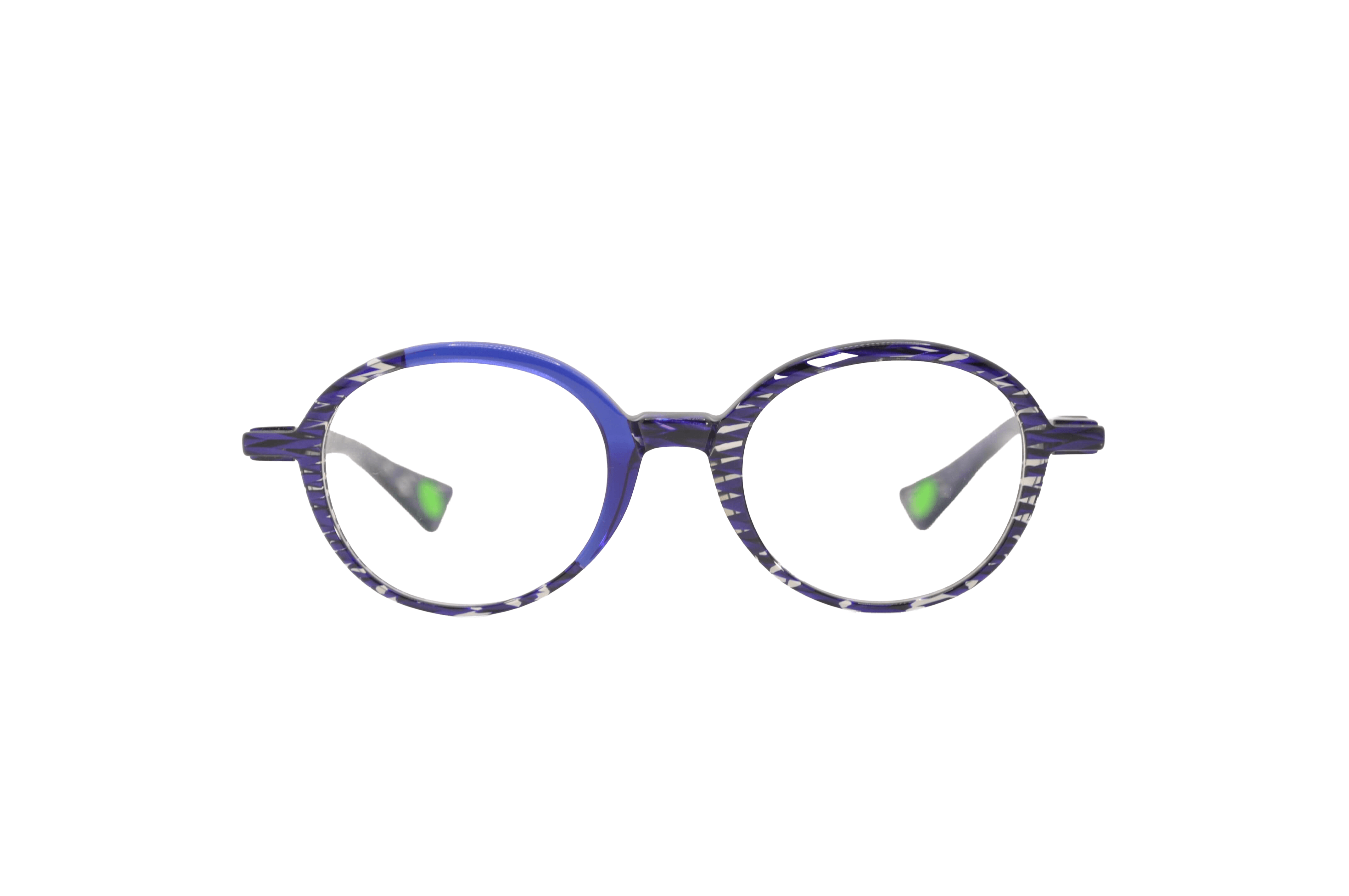 DIECIDECIMI_GLASSTYLIST_Piero Massaro Eyewear_PM 497_Trame di Colore_Blu