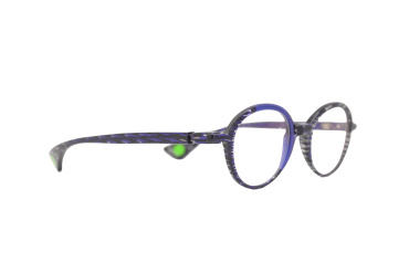DIECIDECIMI_GLASSTYLIST_Piero Massaro Eyewear_PM 497_Trame di Colore_Blu