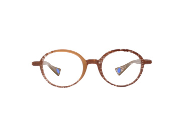 DIECIDECIMI_GLASSTYLIST_Piero Massaro Eyewear_PM 497_Trame di Colore_Marrone