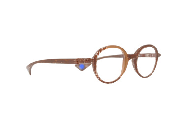 DIECIDECIMI_GLASSTYLIST_Piero Massaro Eyewear_PM 497_Trame di Colore_Marrone