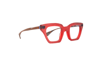 DIECIDECIMI_GLASSTYLIST_Piero Massaro Eyewear_PM 904_Pixel_Rosso