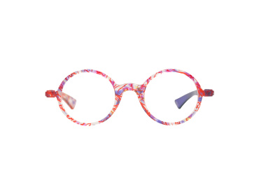 DIECIDECIMI_GLASSTYLIST_Piero Massaro Eyewear_PM 484_Arabeschi_Rosso