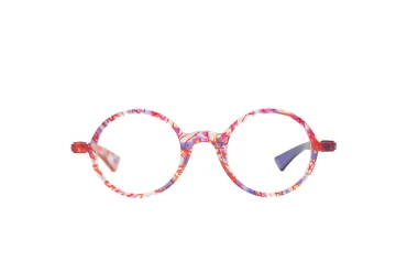 DIECIDECIMI_GLASSTYLIST_Piero Massaro Eyewear_PM 484_Arabeschi_Rosso