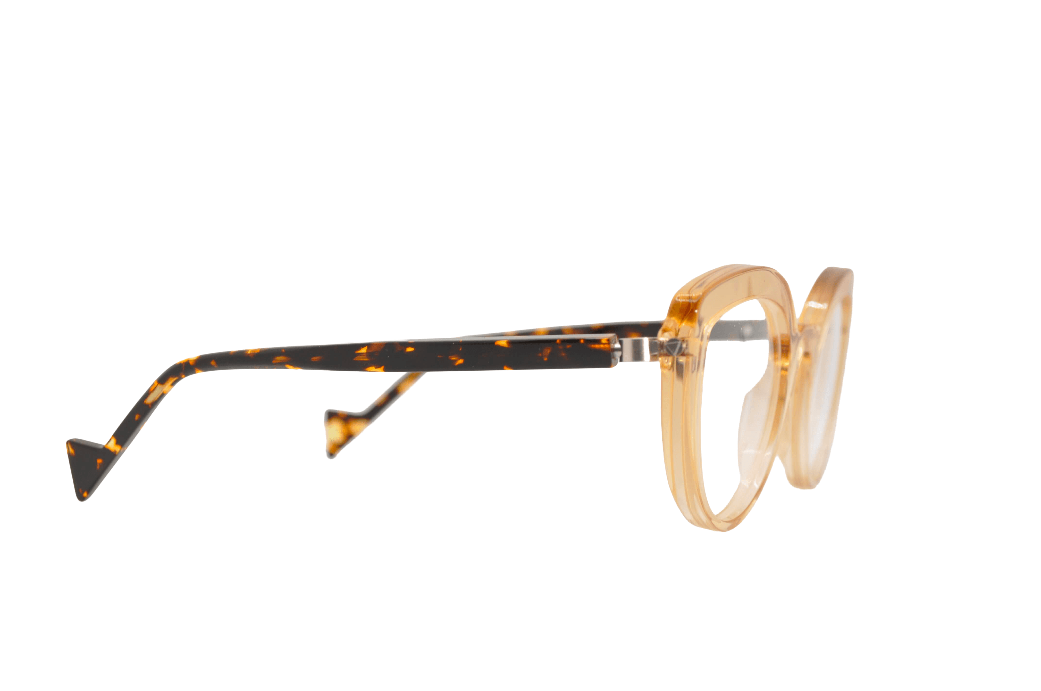 DIECIDECIMI_GLASSTYLIST_Piero Massaro Eyewear_CI 749_Diciotto_Ambra trasparente