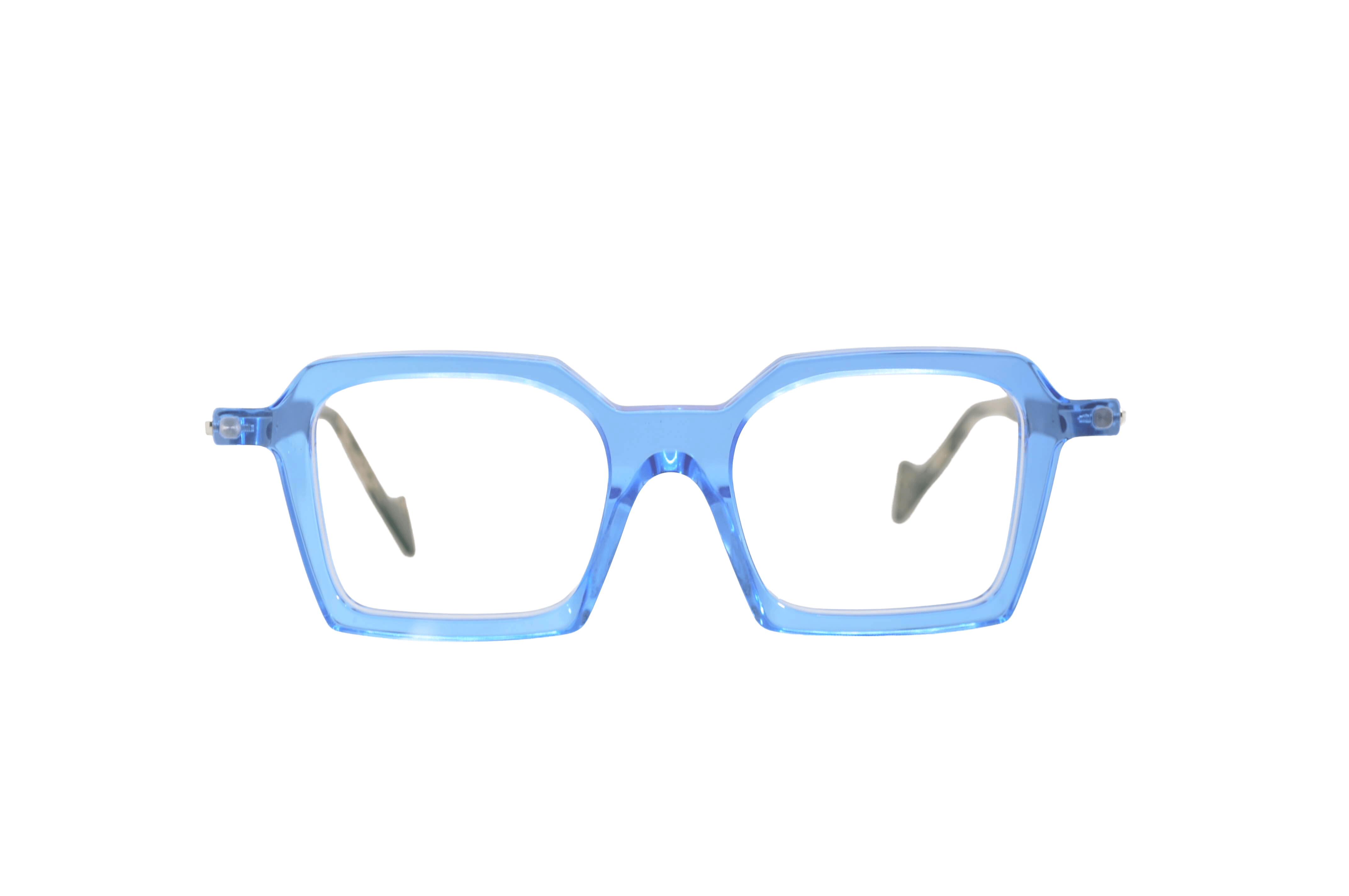 DIECIDECIMI_GLASSTYLIST_Piero Massaro Eyewear_CF 171_Diciotto_Azzurro Trasparente
