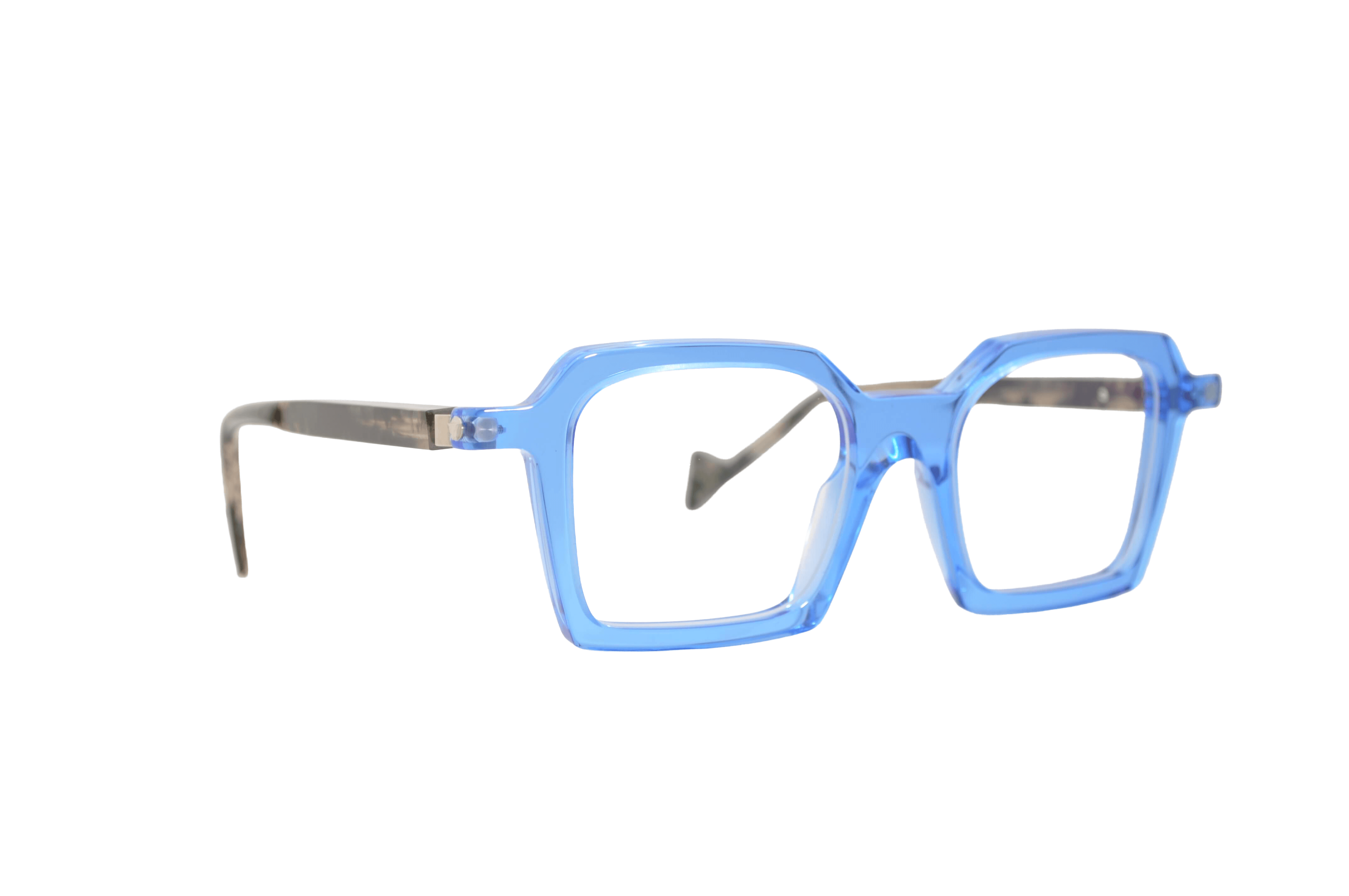 DIECIDECIMI_GLASSTYLIST_Piero Massaro Eyewear_CF 171_Diciotto_Azzurro Trasparente